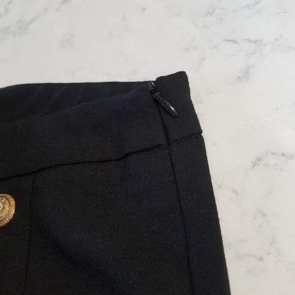 👖M-2 BLACK WIDE LEG BLACK DRESS PANTS - Picture 10 of 13